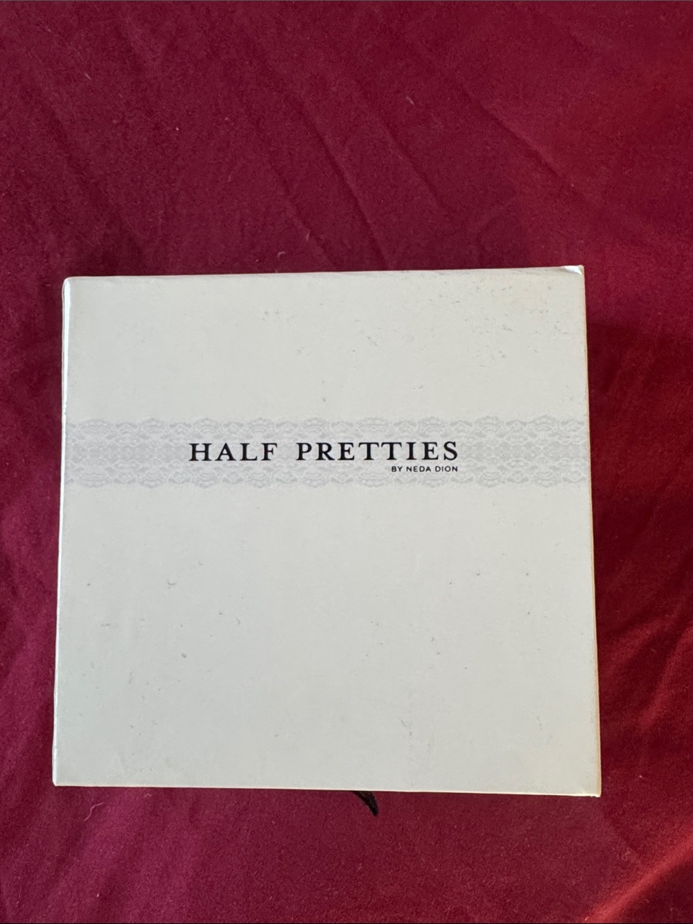 Half Pretties White Jewelry/Accessory Box